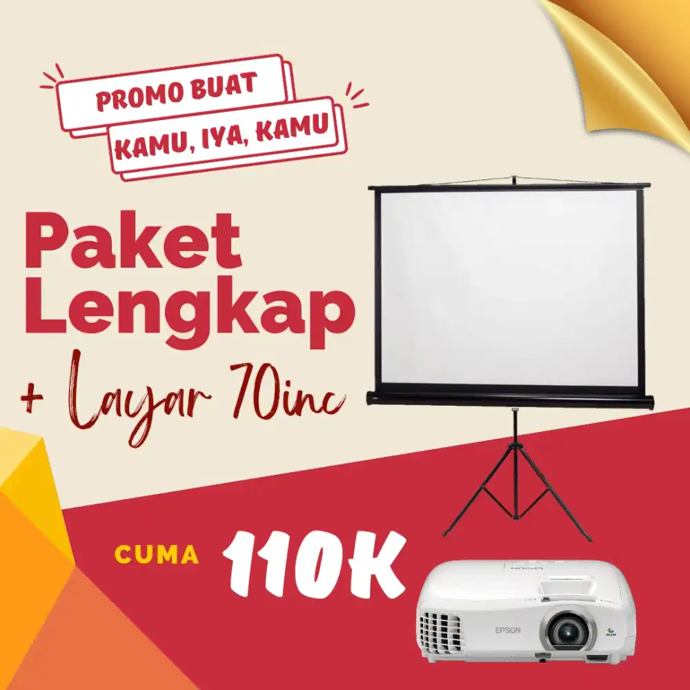 Sewa Proyektor LCD infocus scren layar lebar Bantul Jogja gunung kidul