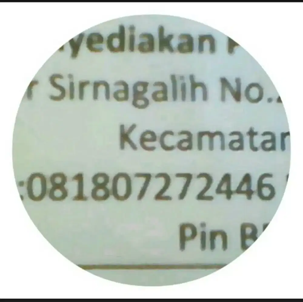 Hubungi whatapps di profil