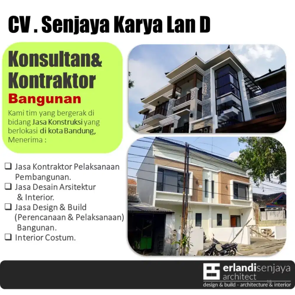 Jasa Kontraktor/ Arsitek & Interior/ Pemborong/ Tukang/ Kitchen Set