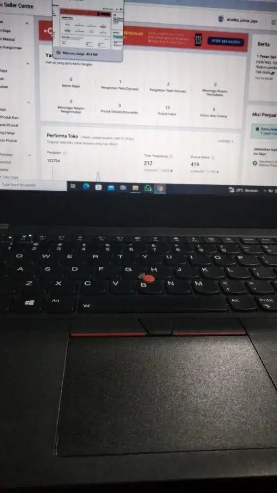 Ingin mencari pekerjaan untuk posisi admin online shop