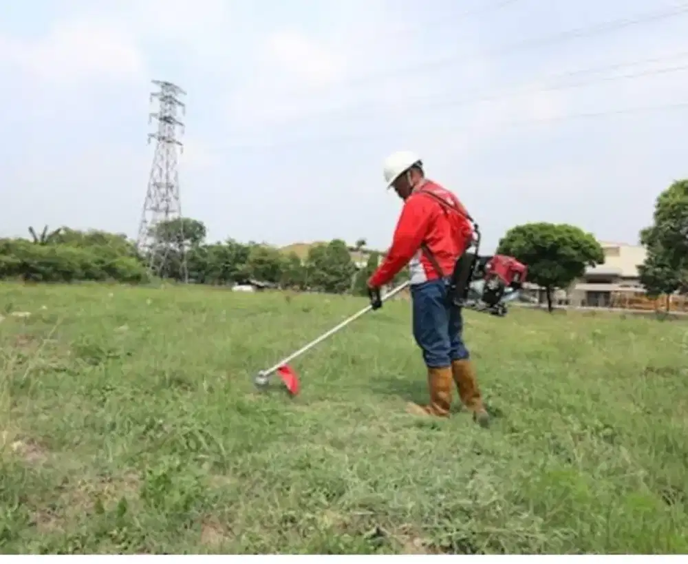 Jasa potong rumput hutan/kebun, halaman rumah, perkantoran,dll.