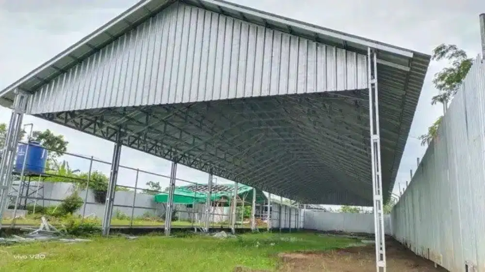 Atap Bajaringan Terpasang buat Gudang