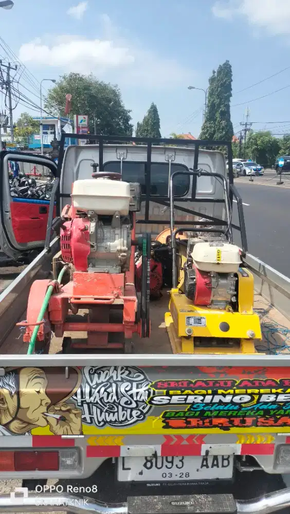 sewa. Genset. Jack hammer. Vibrator. Trowel. Coring. Stamper. Alkon