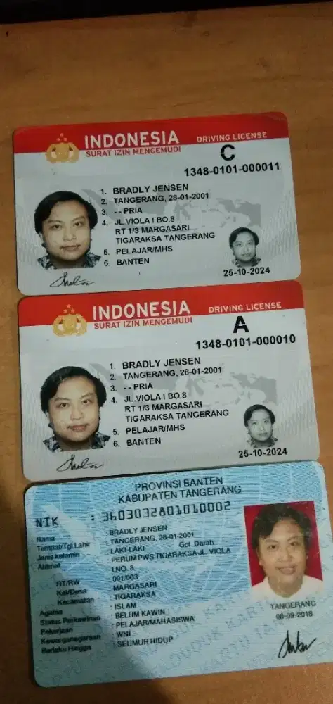 Supir Pribadi SIM A/SIM C