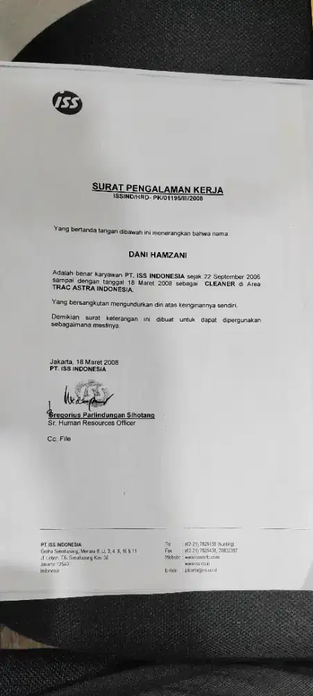 Sebagai officeboy