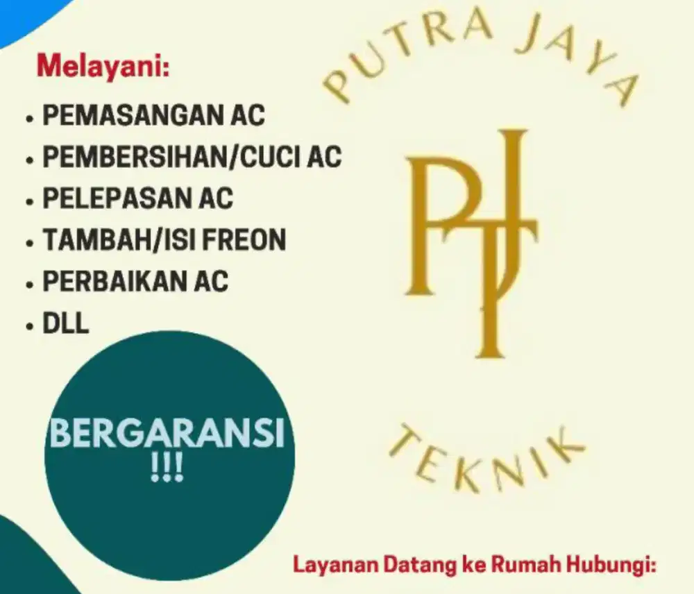 Service Cuci AC, Pasang AC, Bongkar AC