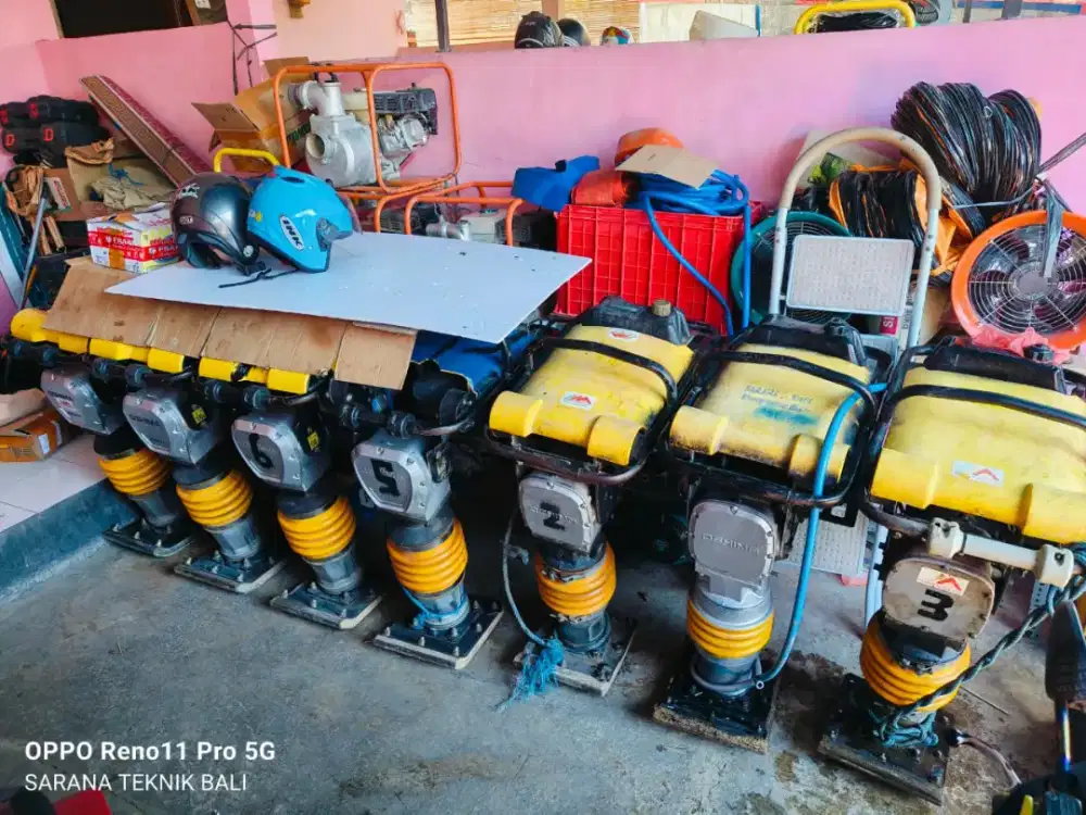sewa. Jack hammer/dril. Stamper. Genset. coring beton. Cutting beton