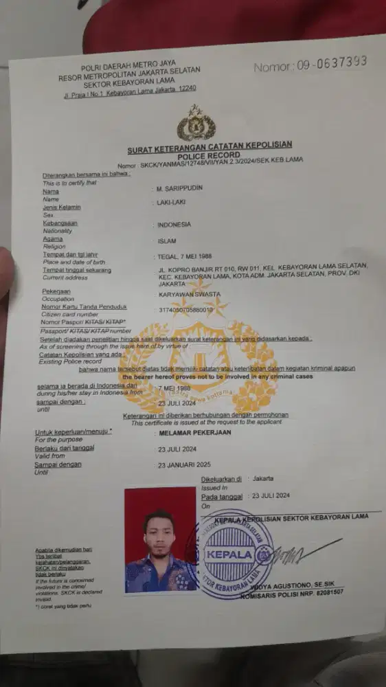 Mencari pekerjaan apa saja,