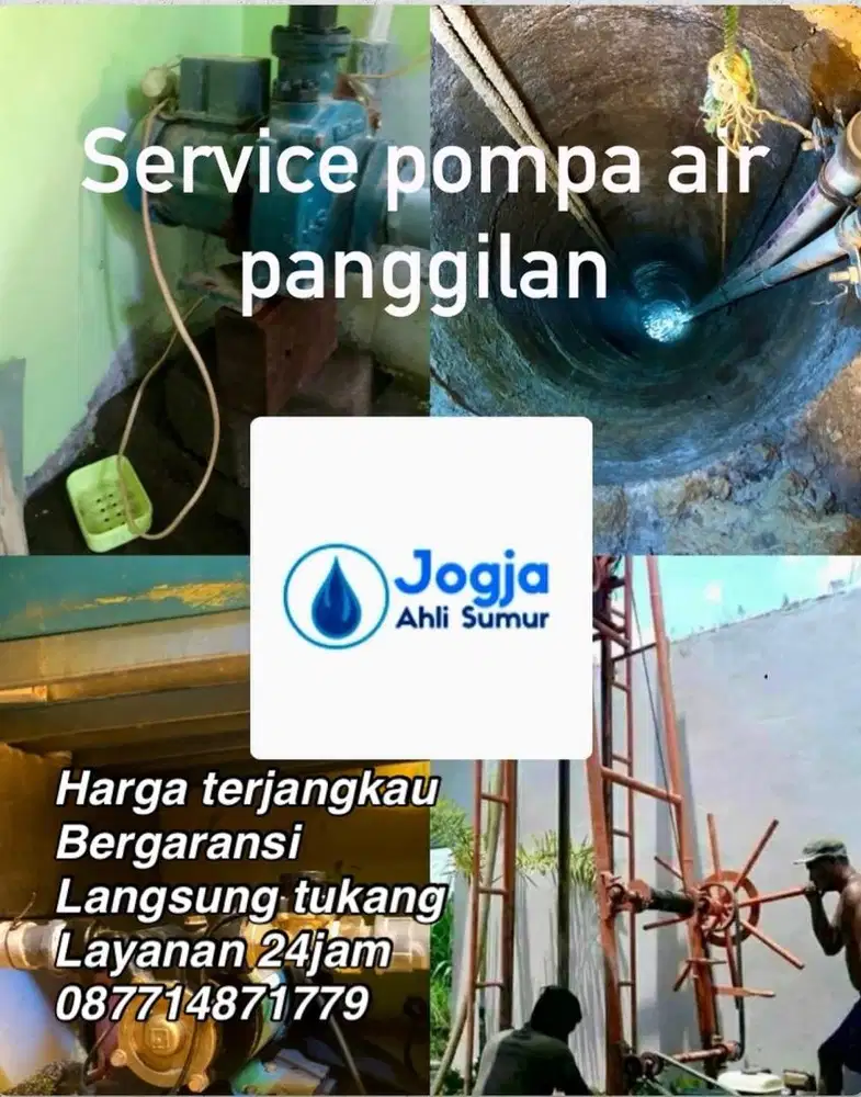 Jasa service pompa air 24 jam jogja