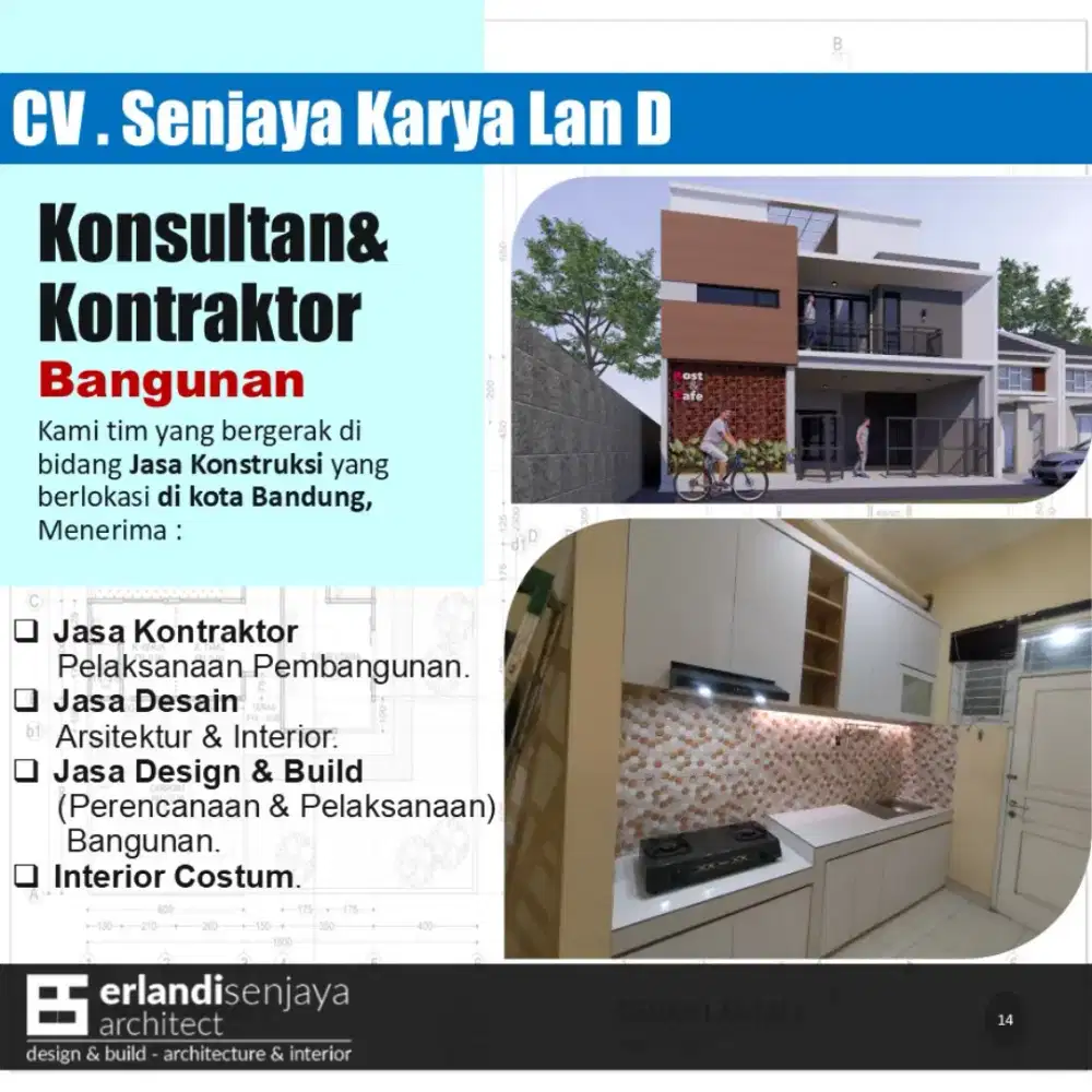 Jasa Arsitek & Interior/ Kontraktor/  Renovasi/ Tukang/ Kitchen Set
