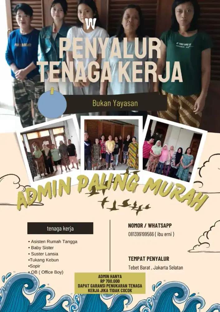 Penyalur tenaga kerja (non yayasan)