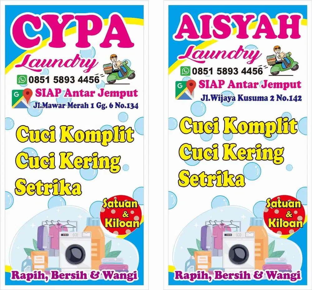 Dicari untuk bagian cuci laundry setrika