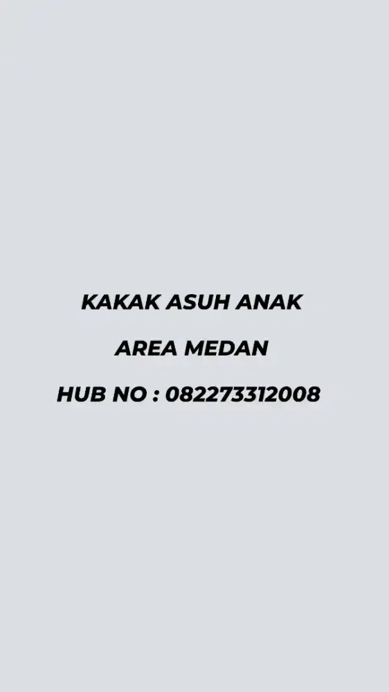 Kakak Asuh anak