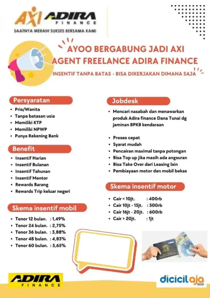 Freelance Adira Finance
