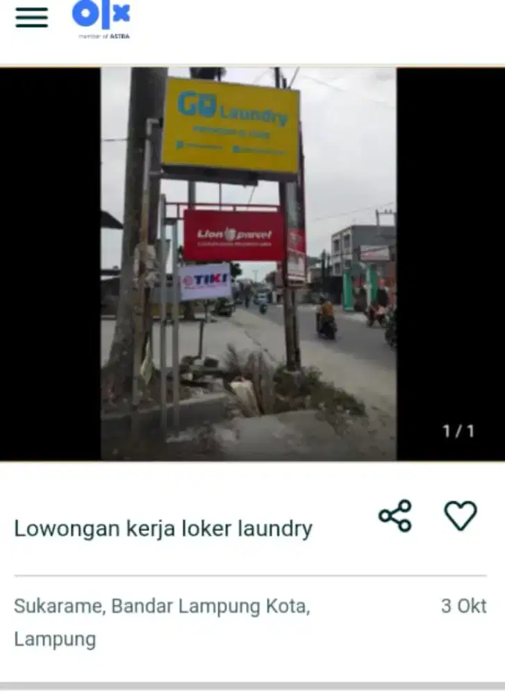 Staff londri sukarame bdl
