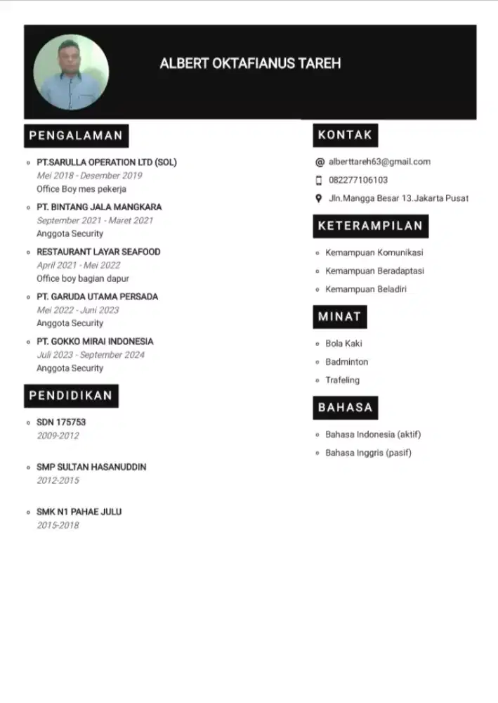 Pekerjaan apa aja