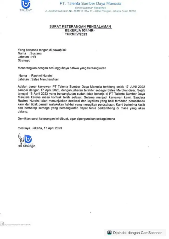 Mencari pekerjaan