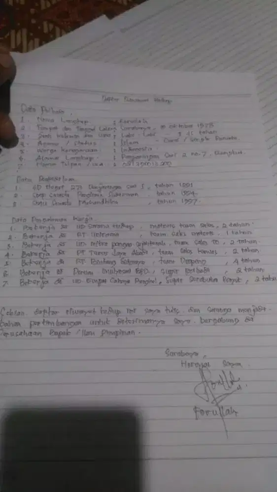 CARI KERJA AREA RUNGKUT DAN SEKITARNYA