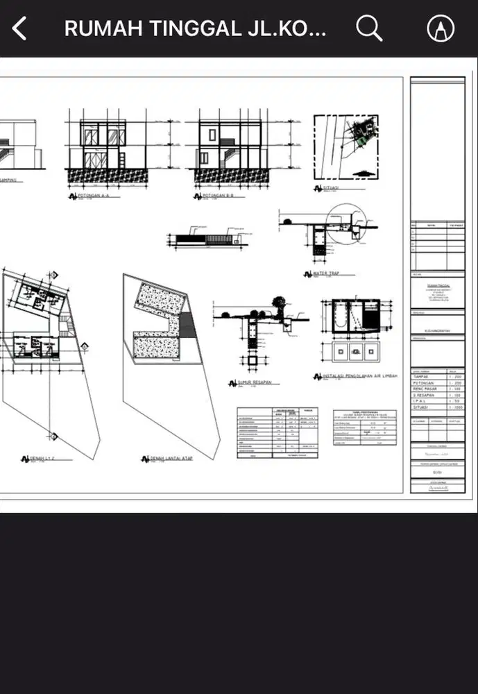 Pbg/imb jasa gambar Rumah tinggal SKA