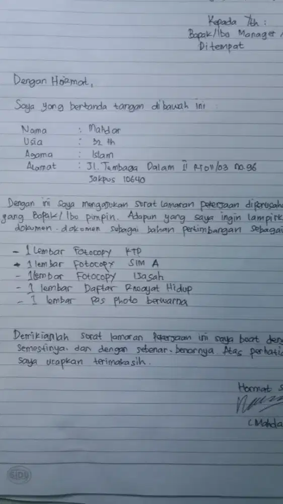 Assalamualaikum saya ingin mencari pekerjaan sbg driver prabadi/kantor