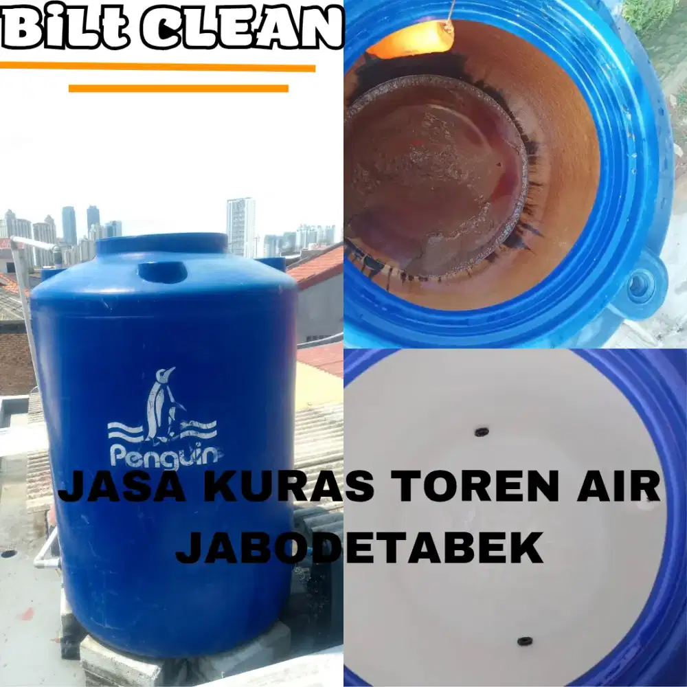 Kuras tandon air parung