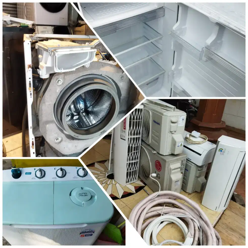 Servis AC Rumah, Bongkar Pasang AC, Cuci AC, Servis kulkas mesin cuci