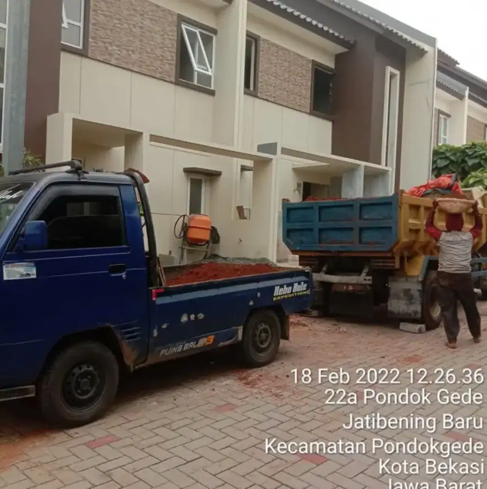 jasa pengurugan & buang puing/sampah proyek