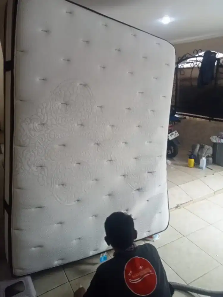 Jasa cucikarpet kantor vinyl kasur sofa jok mobil