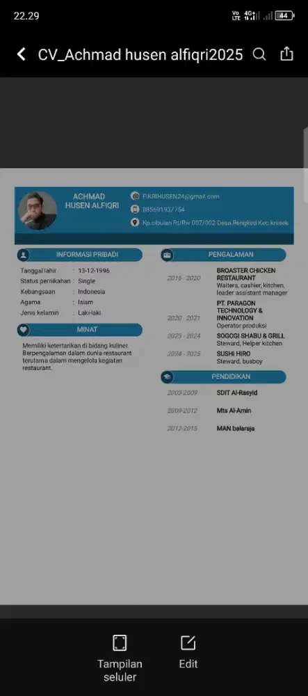 a Husen Alfikri