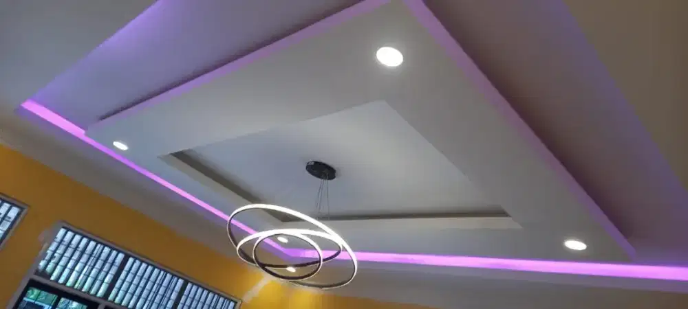 Plafon pvc gypsum partisi molding