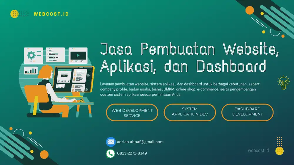 Jasa Pembuatan Website, Aplikasi, dan Dashboard