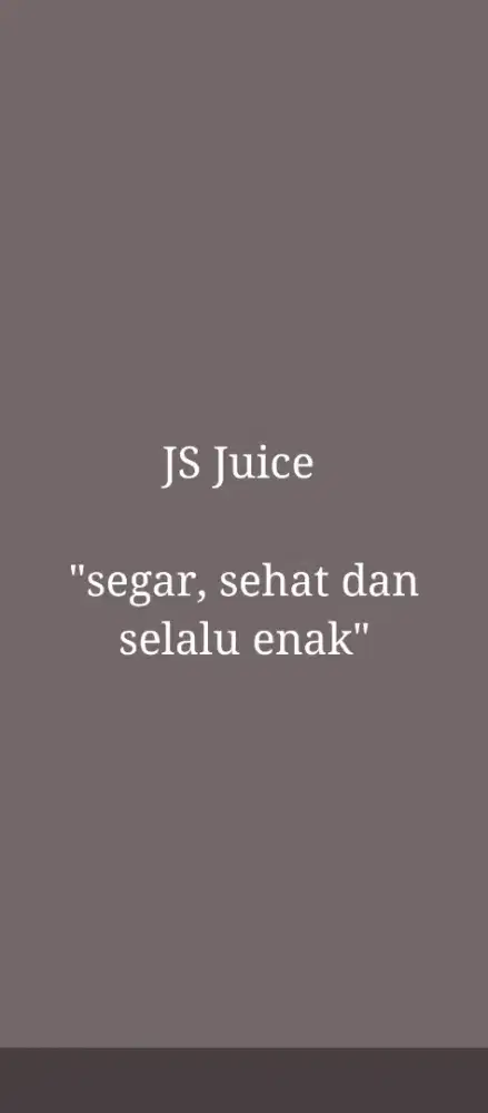 Penjaga Stand So Juice