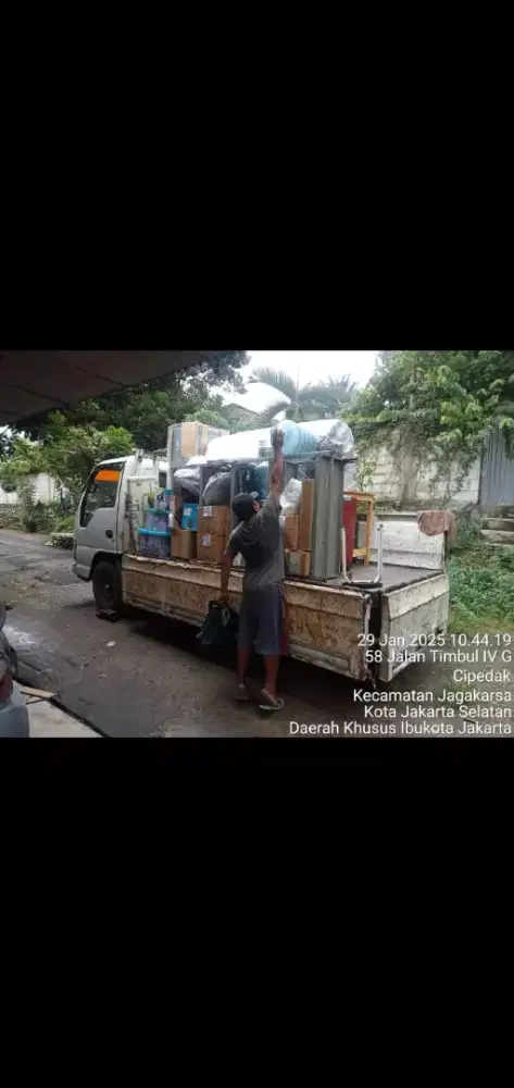 Jasa mobil pickup bak dan box untuk pindahan rumah