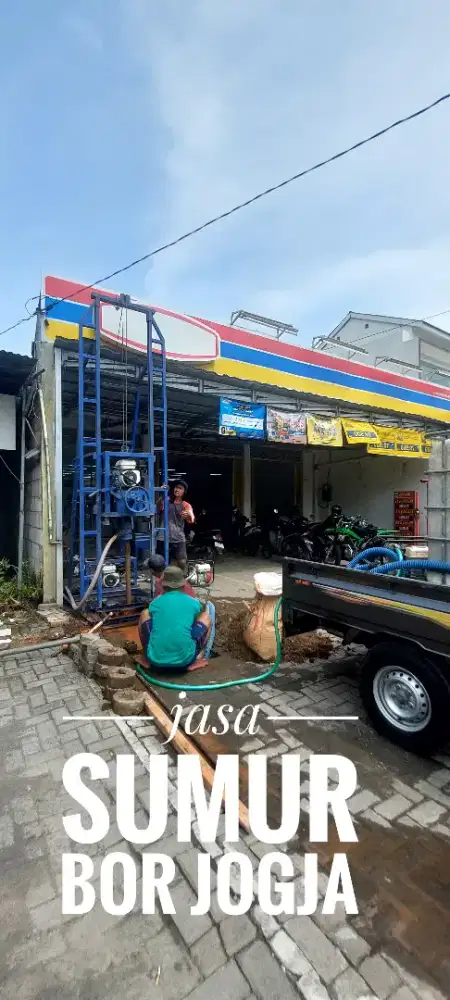 Service servis pompa air sedot wc tukang saluran mampet sumur bor gali