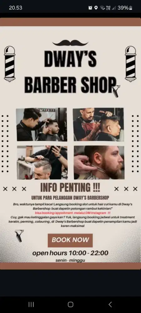 Kapster Barbershop Bintara