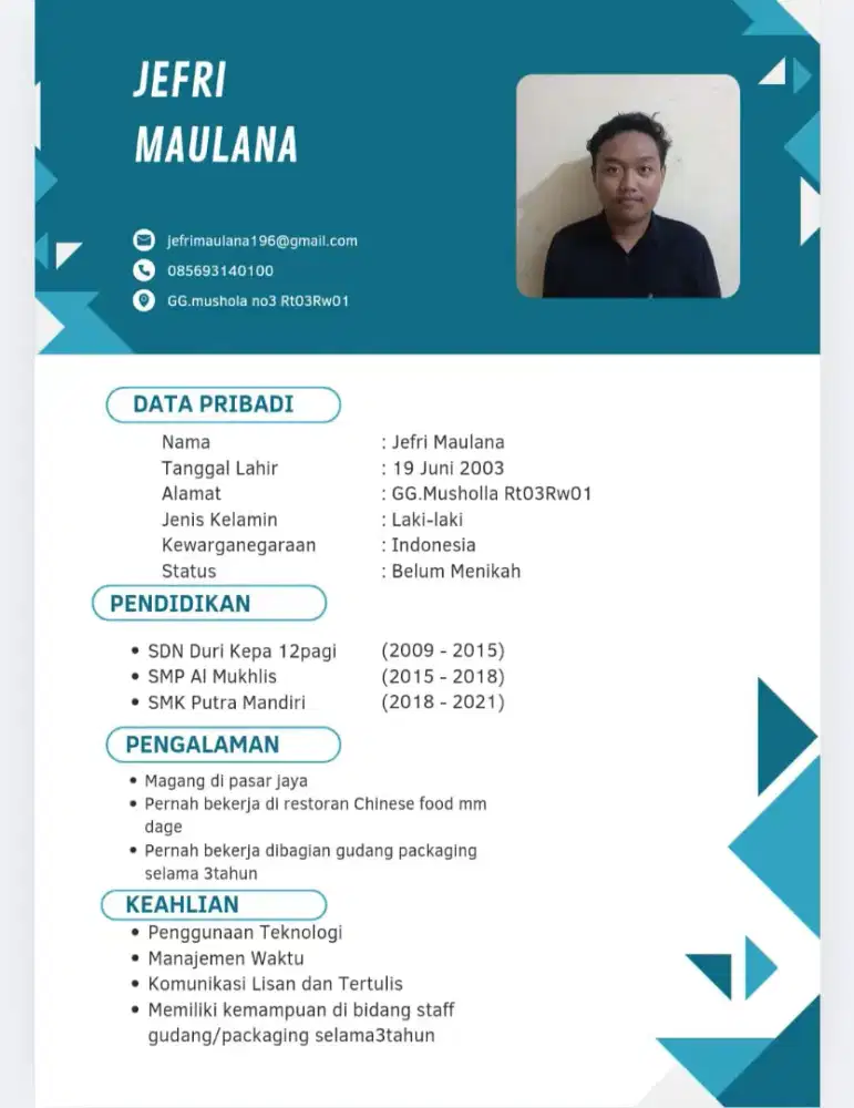 Mencari pekerjaan packing pengalaman 3tahun