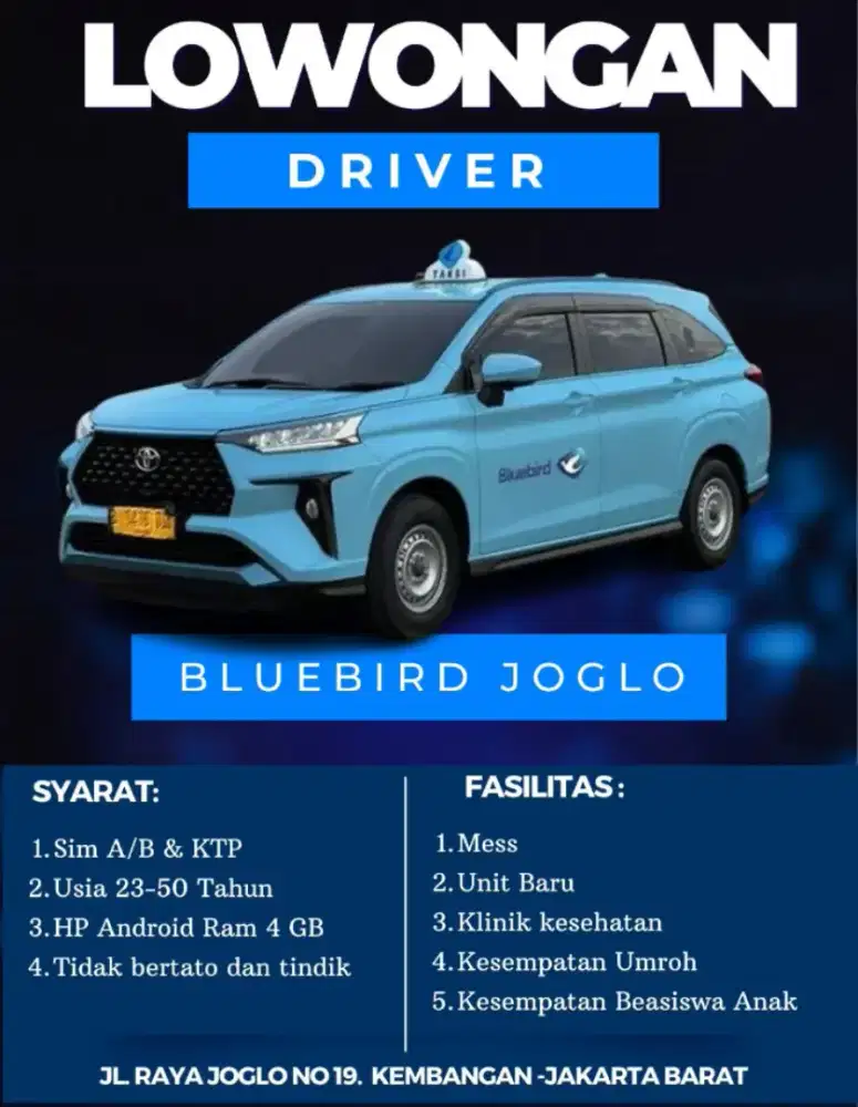 DIBUTUHKAN SUPIR SEBANYAK 15 ORANG
