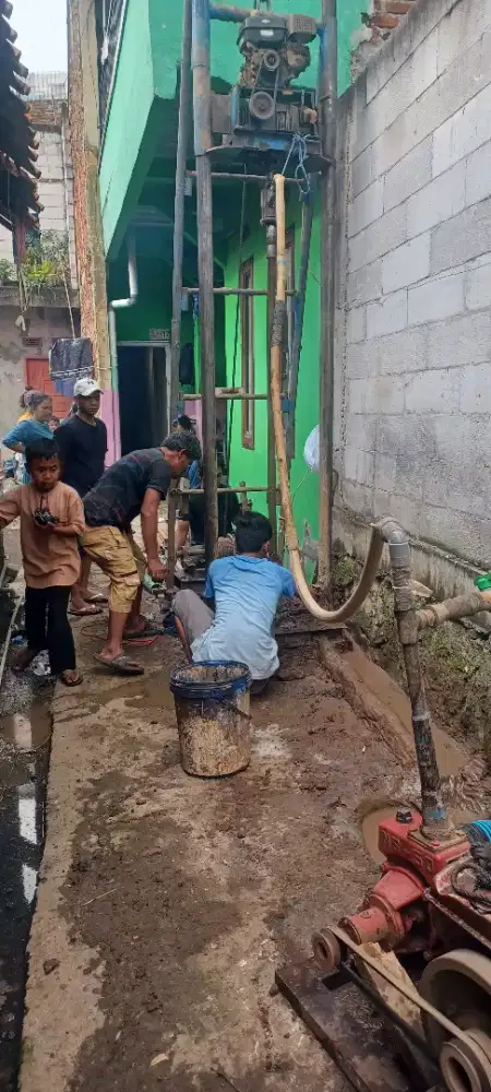Jasa pengeboran air bersih dan servis pompa air