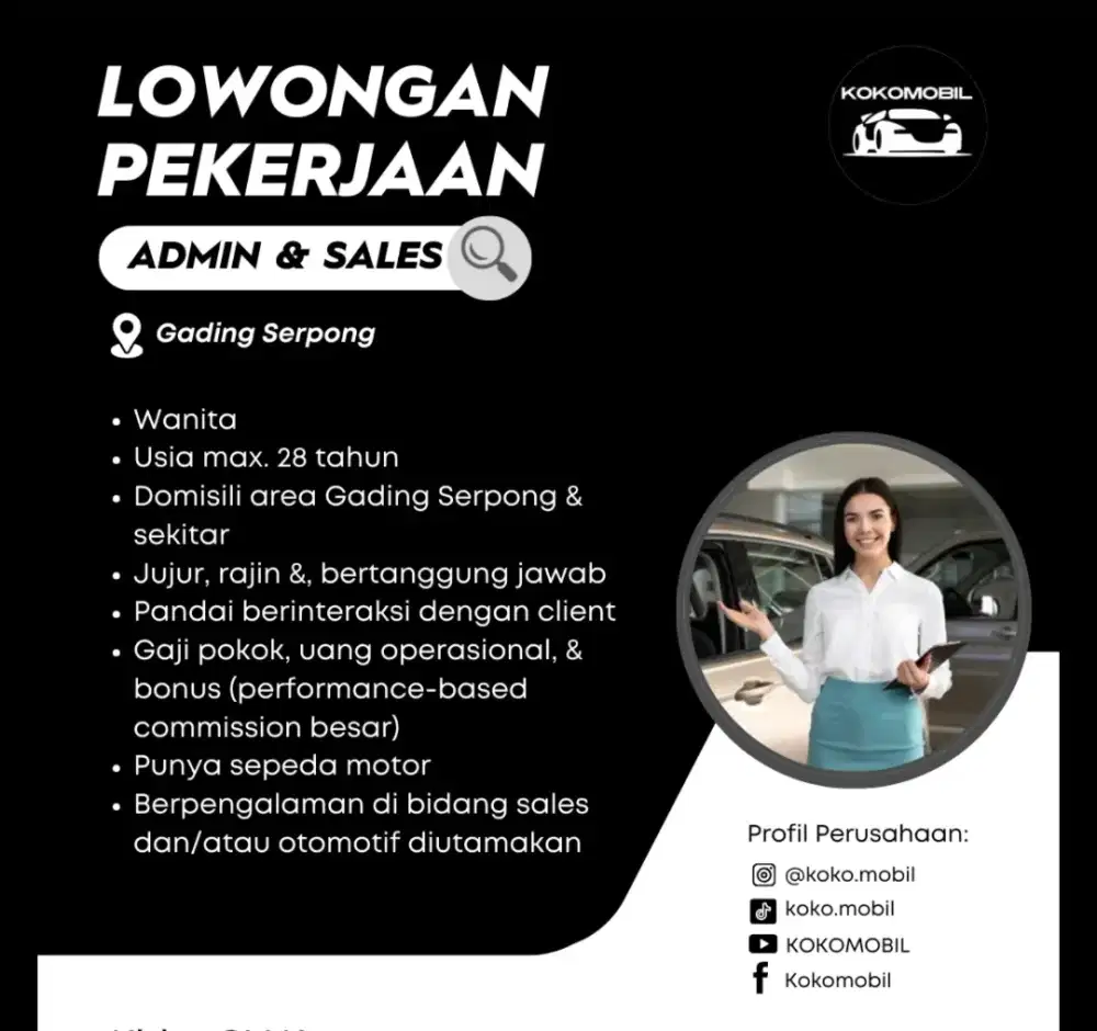 Admin dan Sales