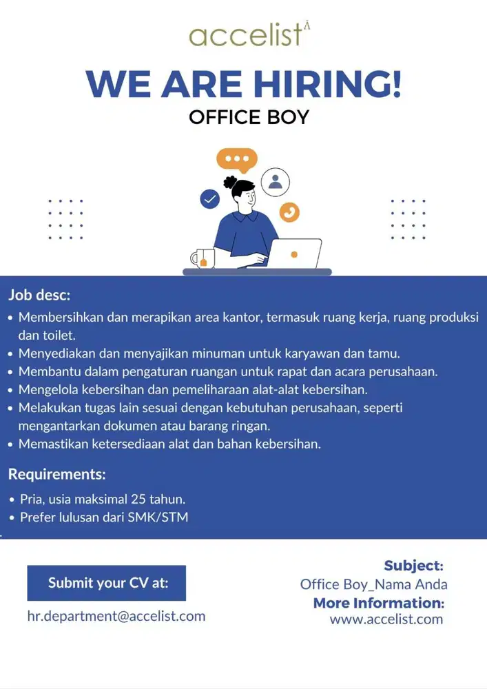 Lowongan Office Boy