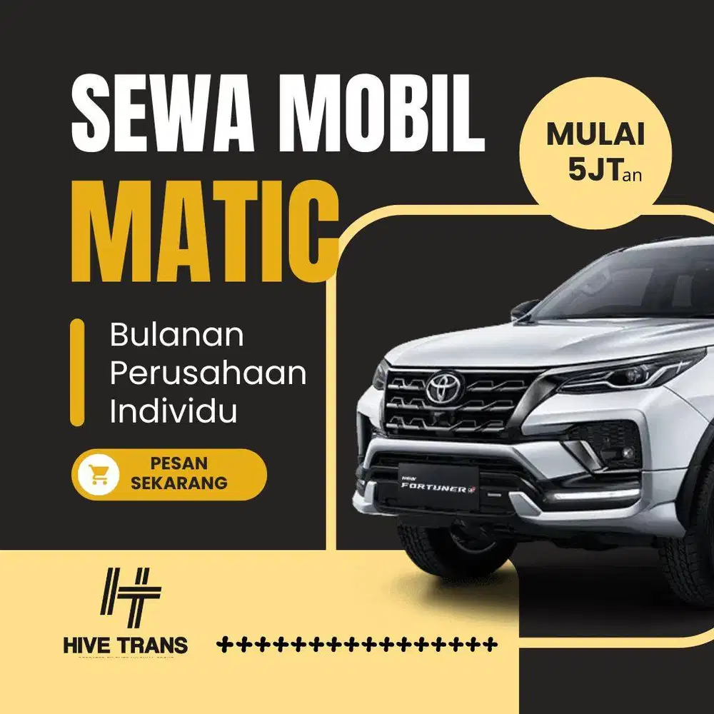 RENTAL SEWA MOBIL BULANAN MATIC LEPAS KUNCI JATIUWUNG TANGERANG