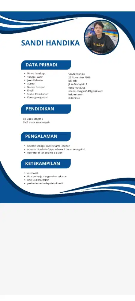 Cari pekerjaan secepatnya