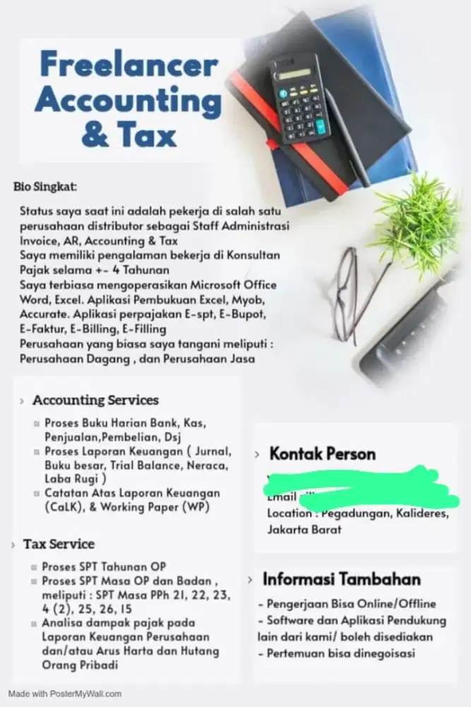 Jasa pajak dan pembukuan laporan keuangan