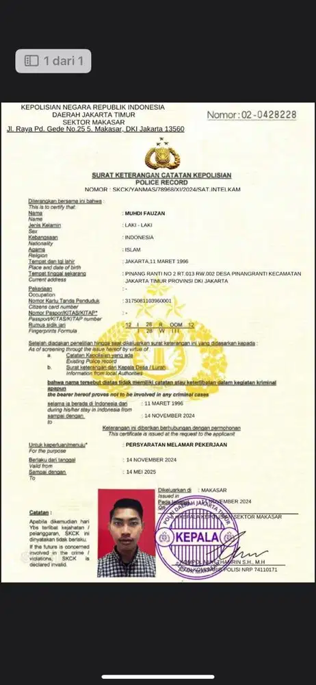 driver pribadi dan kantor