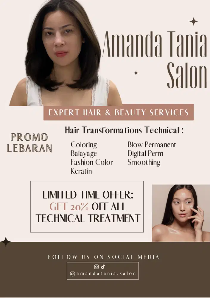 Dibutuhkan Stylish untuk usaha Salon di Tebet