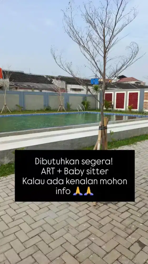 Di cari ART dan jaga anak