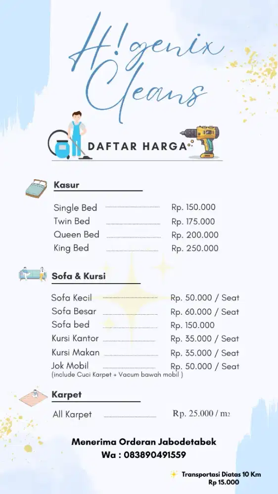 Jasa cuci hydro clean