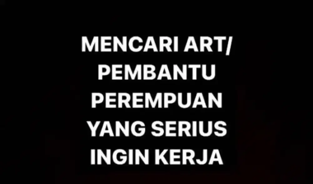 DiCari ART jaga bayi 10 bln (pulang pergi)