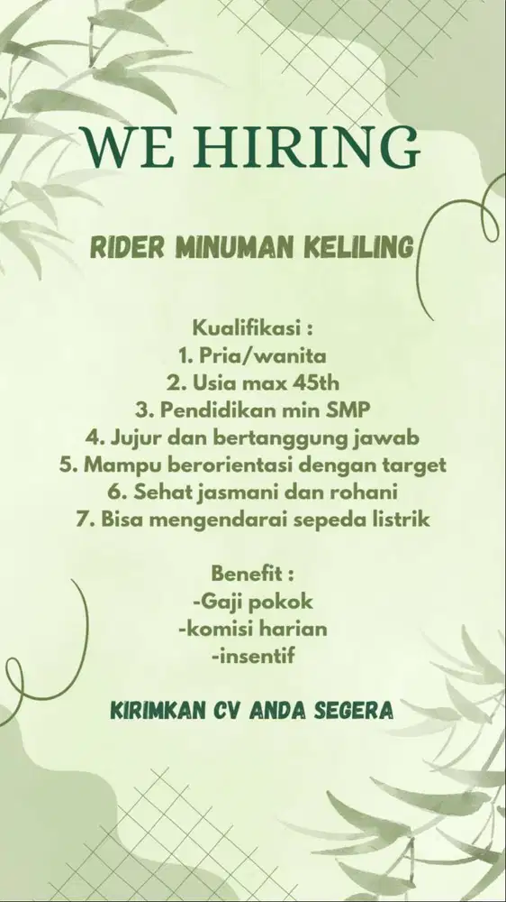 RIDERS MINUMAN KELILING (KEBAYORAN LAMA)