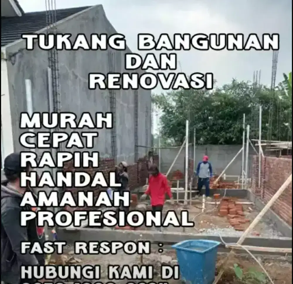 Jasa tukang bangunan ferepisional